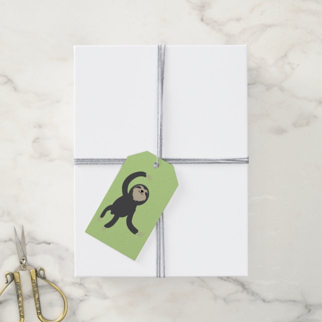 Drei Zehenflossen-Geschenktasten Geschenkanhänger (Mit Garn)