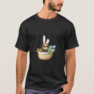 Drei Zehenflossen mit sonnigen Ohren in einem B T-Shirt
