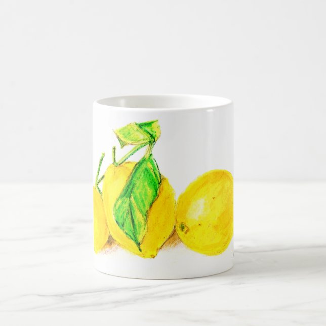 drei Zitronen Kaffeetasse (Mittel)
