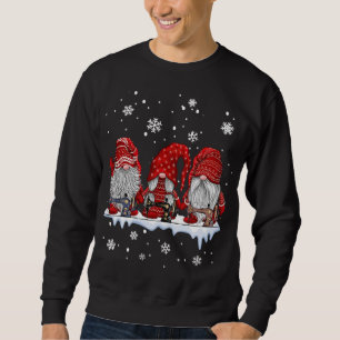 Drei Zwerge Nähen und Stechen Weihnachtsgeschenk Sweatshirt