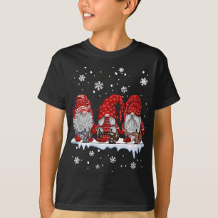 Drei Zwerge Nähen und Stechen Weihnachtsgeschenk T-Shirt