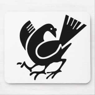 Dreibeinige Krähe Mousepad
