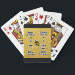 Dreidel Anweisungen (GoldGlitzer) Spielkarten<br><div class="desc">Spaß und bequeme Weise,  Anweisungen für das Spielen des jüdischen Spiels der Kinder von dreidel zur Hand zu behalten! Nettes Chanukka oder Mitzvah Geschenk oder Gastgeschenk. Auch verfügbar im silbernen Glitter oder in der blauen Sternexplosion.</div>