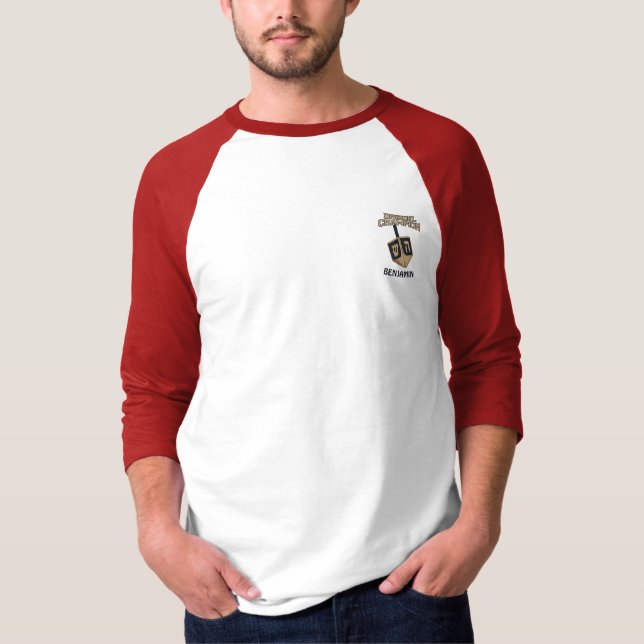 Dreidel Champion Hanukkah Festivals Vater T-Shirt (Vorderseite)
