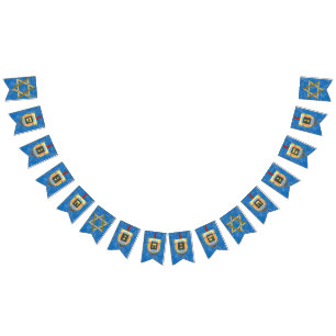 Dreidels für Hanukkah Wimpelkette