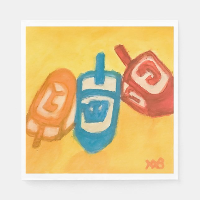 Dreidels Serviette (Vorderseite)