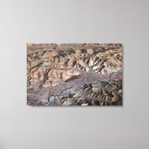 Dreidimensionale Ansicht der Landschaft Leinwanddruck