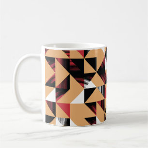 Dreieck Abstrakt, Retro Elegante Schönheit. Kaffeetasse