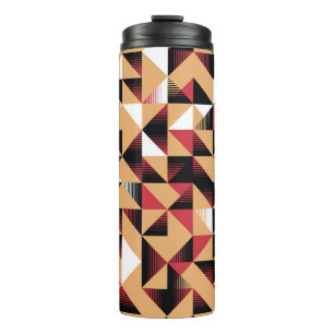 Dreieck Abstrakt, Retro Elegante Schönheit. Thermosbecher
