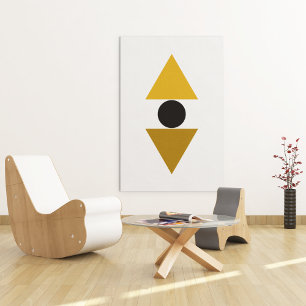 Dreieck-Balance-Kunst Poster