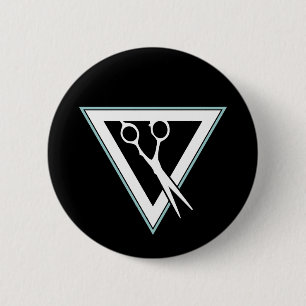 Dreieck der Haarschere Button