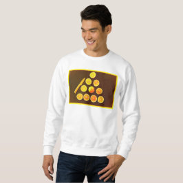 "Dreieck der halben Orangen" Niedliches Foto. Jetz Sweatshirt
