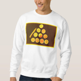 "Dreieck der halben Orangen" Niedliches Foto. Jetz Sweatshirt