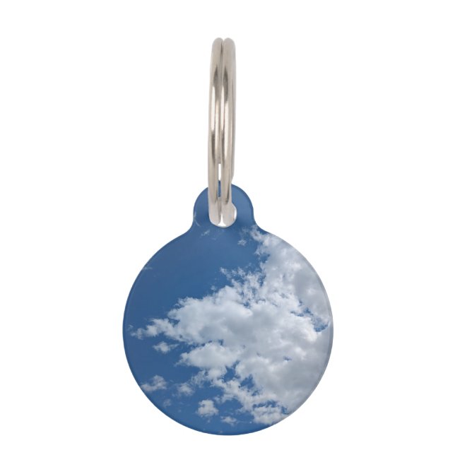 Dreieck der Wolken Haustiermarke (Vorderseite)