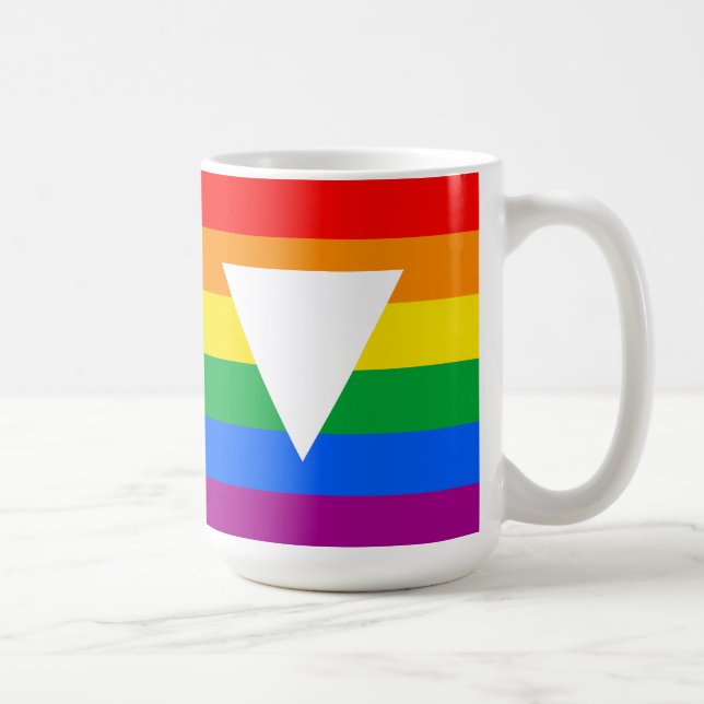 Dreieck-Design des Gay Pride Kaffeetasse (Rechts)