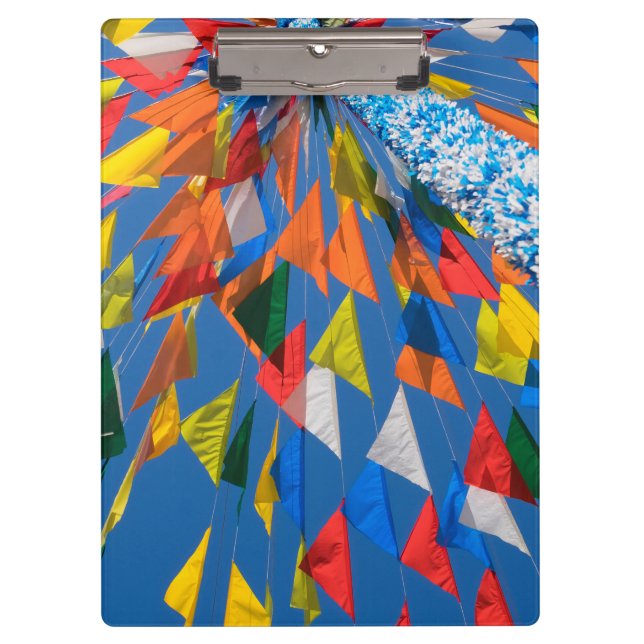 Dreieck-Flag-Dekoration Klemmbrett (Vorderseite)