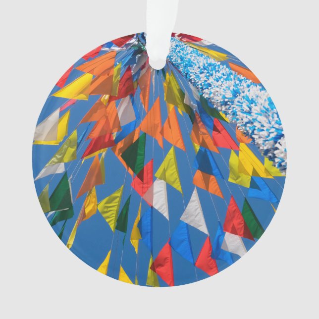 Dreieck-Flag-Dekoration Ornament (Vorderseite)