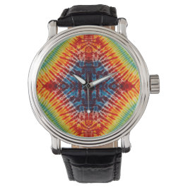 Dreieck-Gefärbte Krawatte Armbanduhr