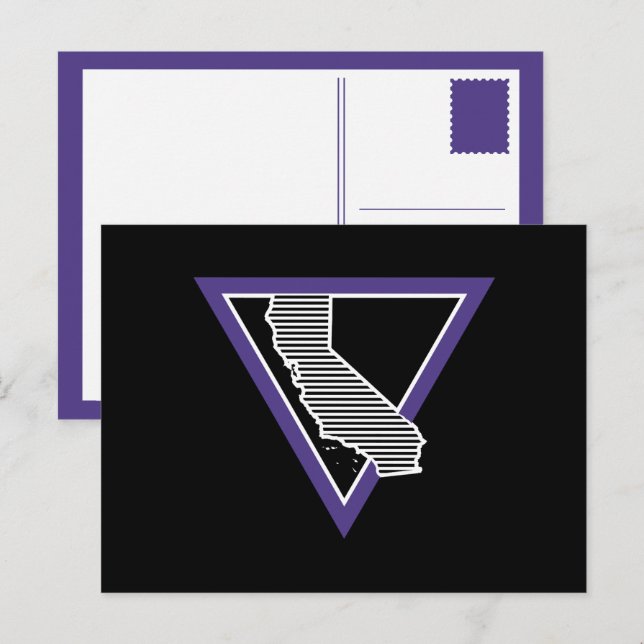 Dreieck Mcm-Kalifornien Postkarte (Vorne/Hinten)