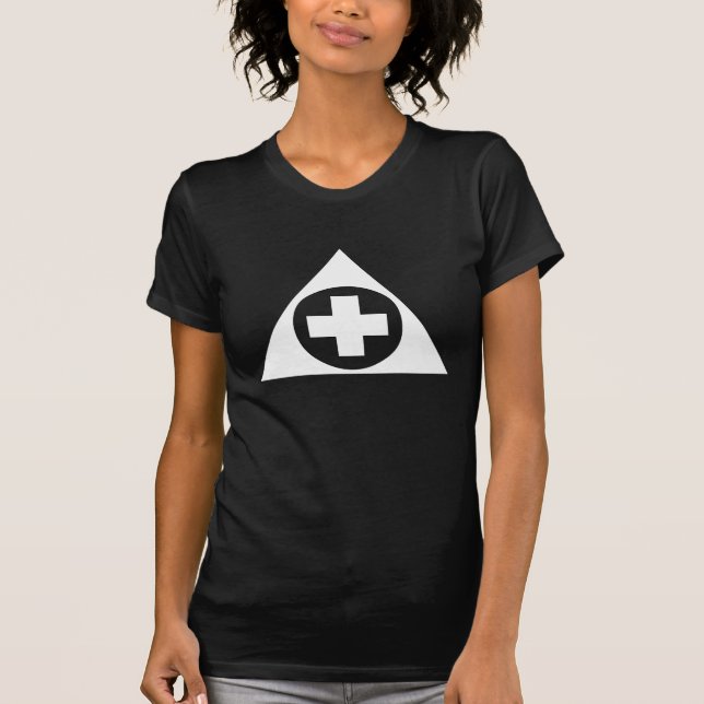 Dreieck-medizinischer QuerT - Shirt (Vorderseite)