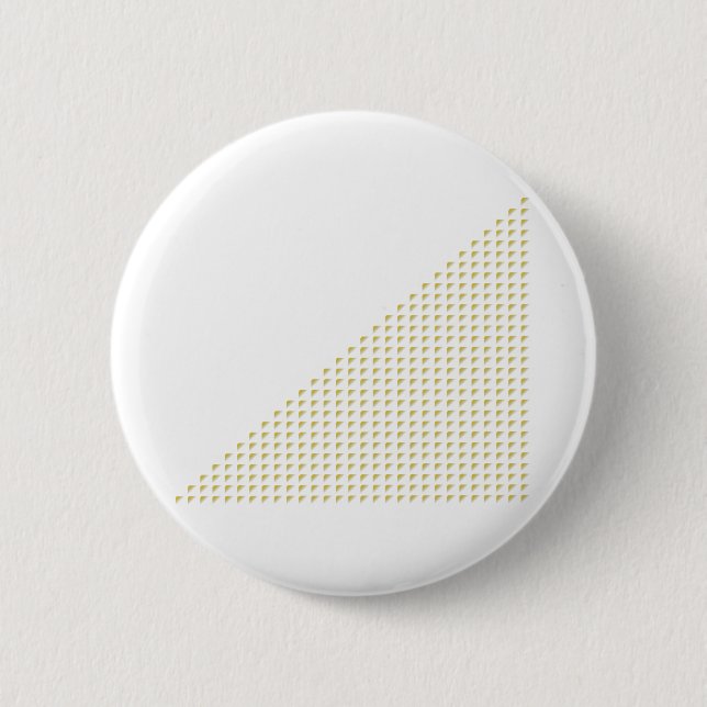 Dreieck mit Dreiecken in 3D Button (Vorderseite)