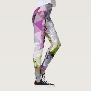 Dreieck nahtloses Muster IV + Ihre Ideen Leggings
