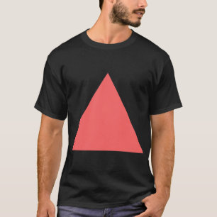 Dreieck - Tropisches Rosa T-Shirt