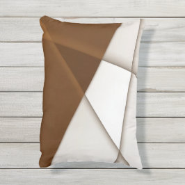 Dreieck und Schatten, moderner klassischer Stil Kissen Für Draußen