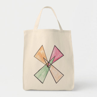 Dreieck-x Motiv-Tasche Tragetasche