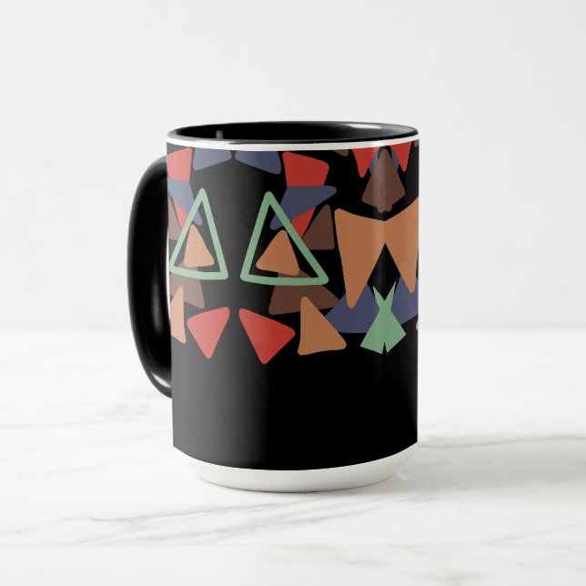 Dreieckdoodle 45 tasse (Vorderseite Links)