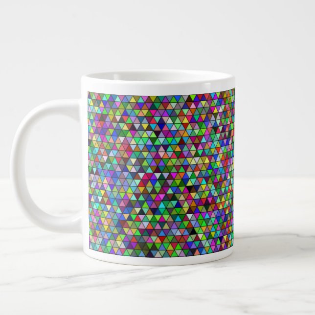 Dreiecke 20oz-Tasse Jumbo-Tasse (Links)