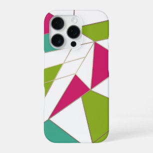 Dreiecke abstraktes Druckmuster geometrische Geome iPhone 16 Pro Hülle
