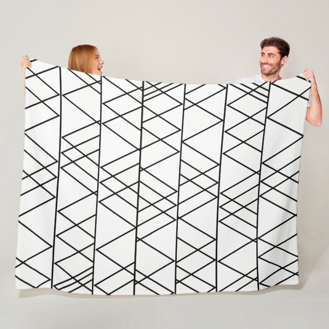 Dreiecke Fleecedecke (Beispiel)