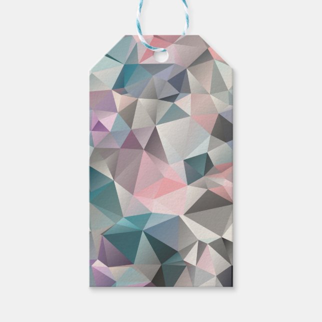 Dreiecke Geschenkanhänger (Vorderseite)