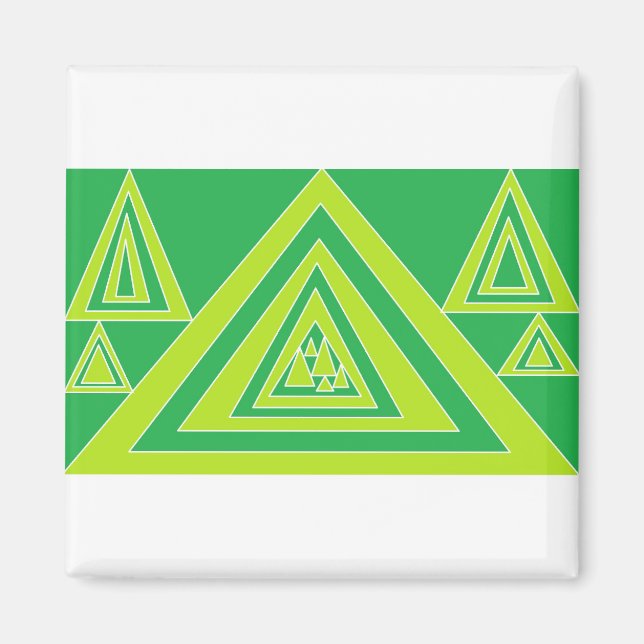 Dreiecke Magnet (Vorne)