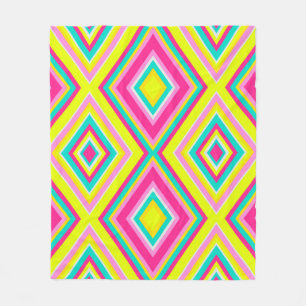 Dreiecke mit nahtlosen geometrischen Formen Fleecedecke