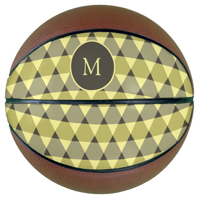 Dreiecke Muster Basketball (Vorderseite)