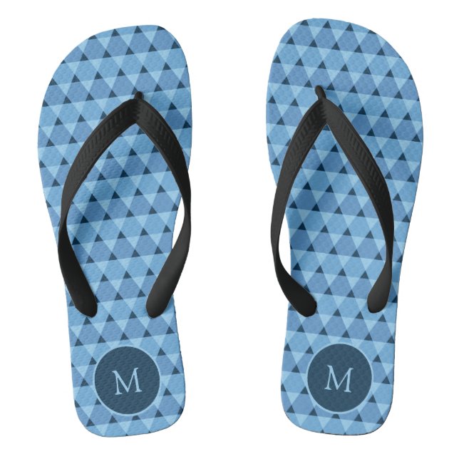 Dreiecke Muster Flip Flops (Fußbett)
