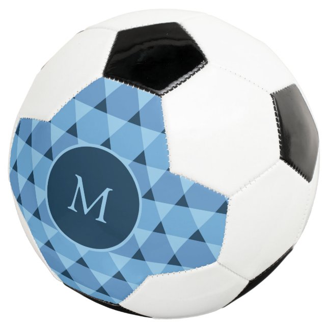 Dreiecke Muster Fußball (Dreiviertel)