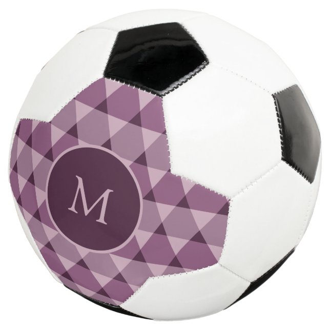 Dreiecke Muster Fußball (Dreiviertel)
