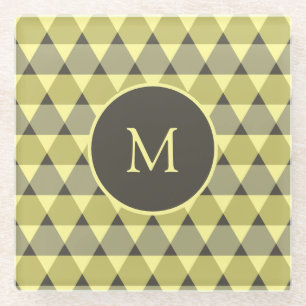 Dreiecke Muster Glasuntersetzer