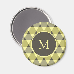 Dreiecke Muster Magnet