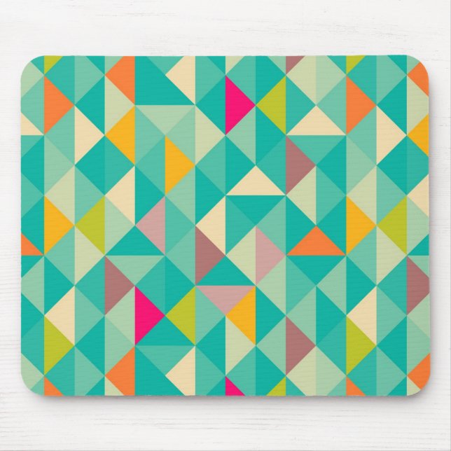 Dreiecke Muster Mousepad (Vorne)