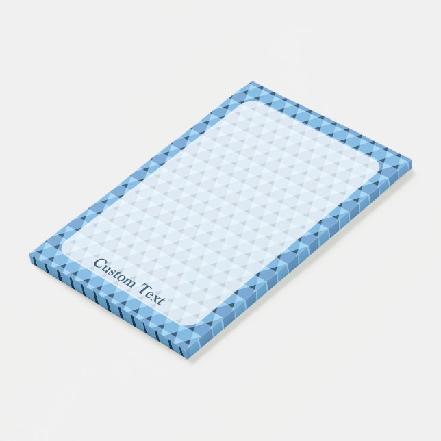 Dreiecke Muster Post-it Klebezettel (angewinkelt)