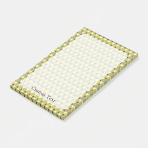 Dreiecke Muster Post-it Klebezettel