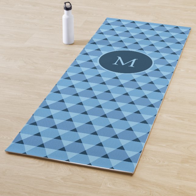 Dreiecke Muster Yogamatte (Beispiel)