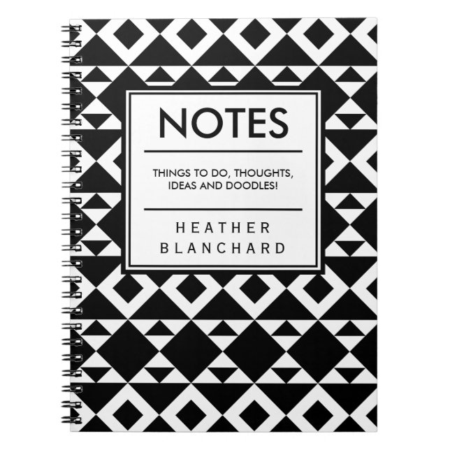 Dreiecke Notizblock (Vorderseite)