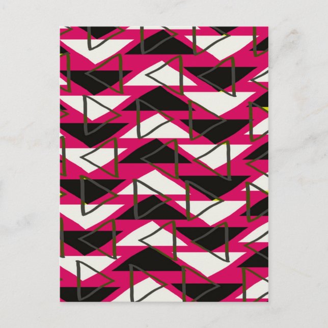 Dreiecke Postkarte (Vorderseite)