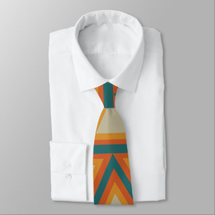 Dreiecke Tribal Geometric Muster Krawatte