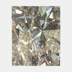 Dreieckige Diamantformen: Schichtstruktur. Fleecedecke